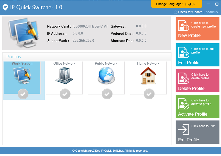 IP Quick Switcher Utility